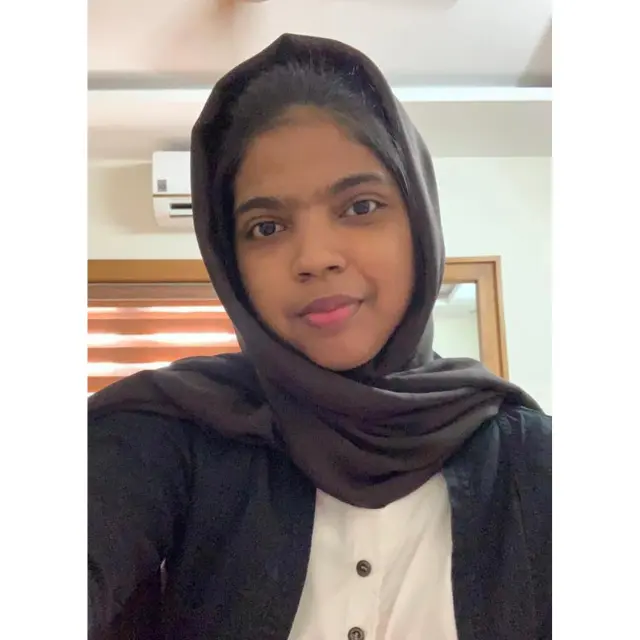 Fathimatul Rasha - Content writer of the seo agency in Alappuzha